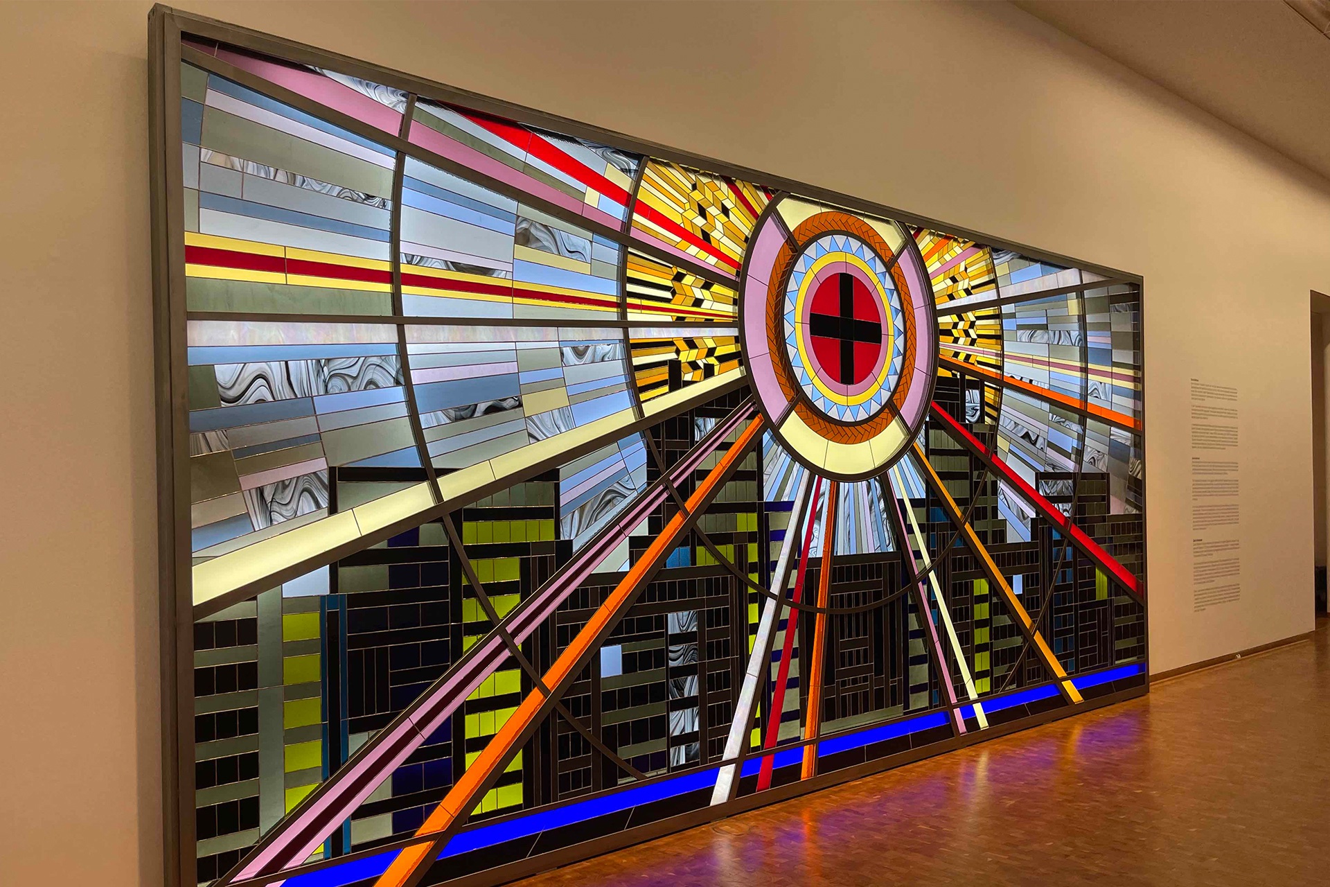 stained-glass installation, Ludwig Museum, Cologne