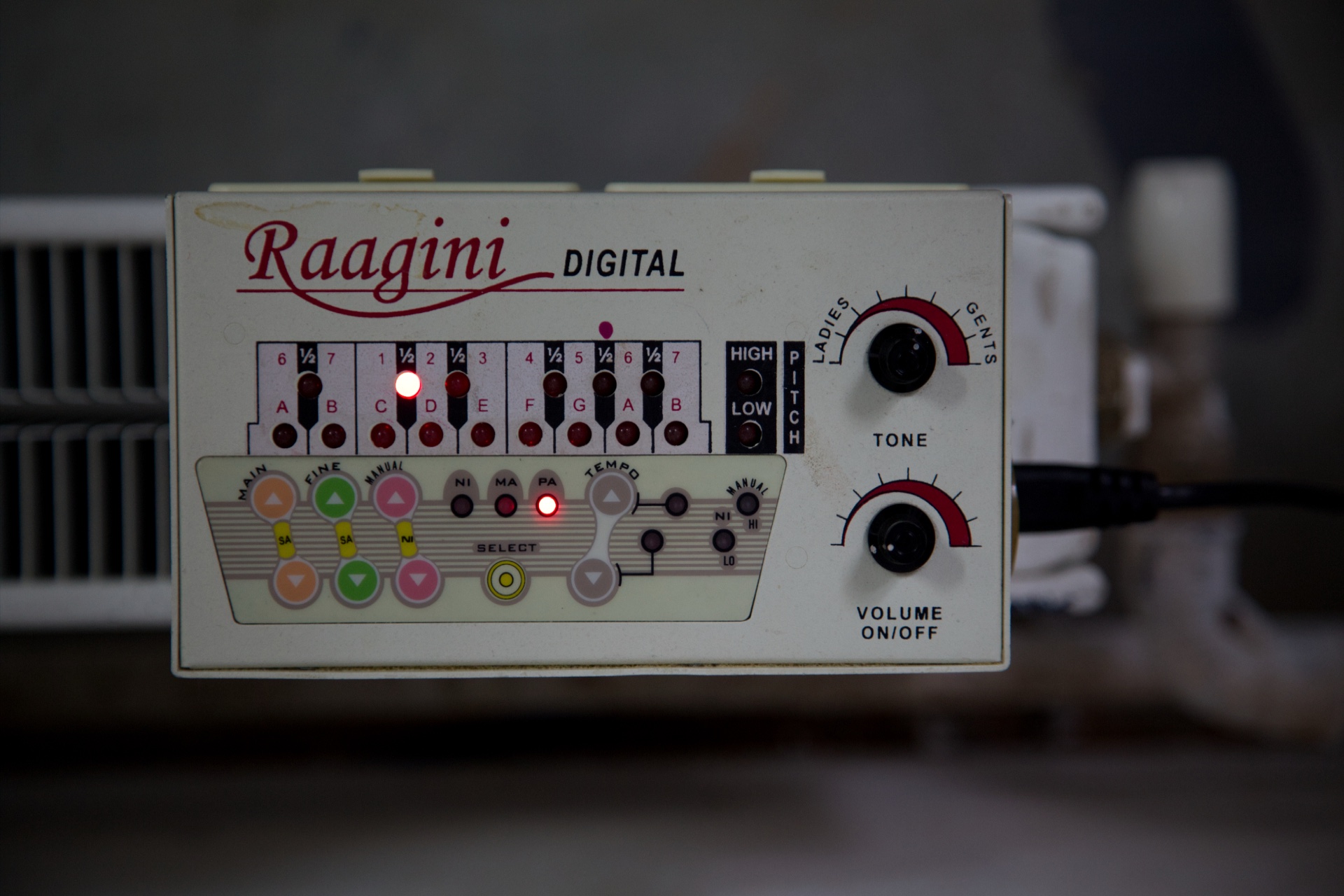 Image of mother's electric Tanpura