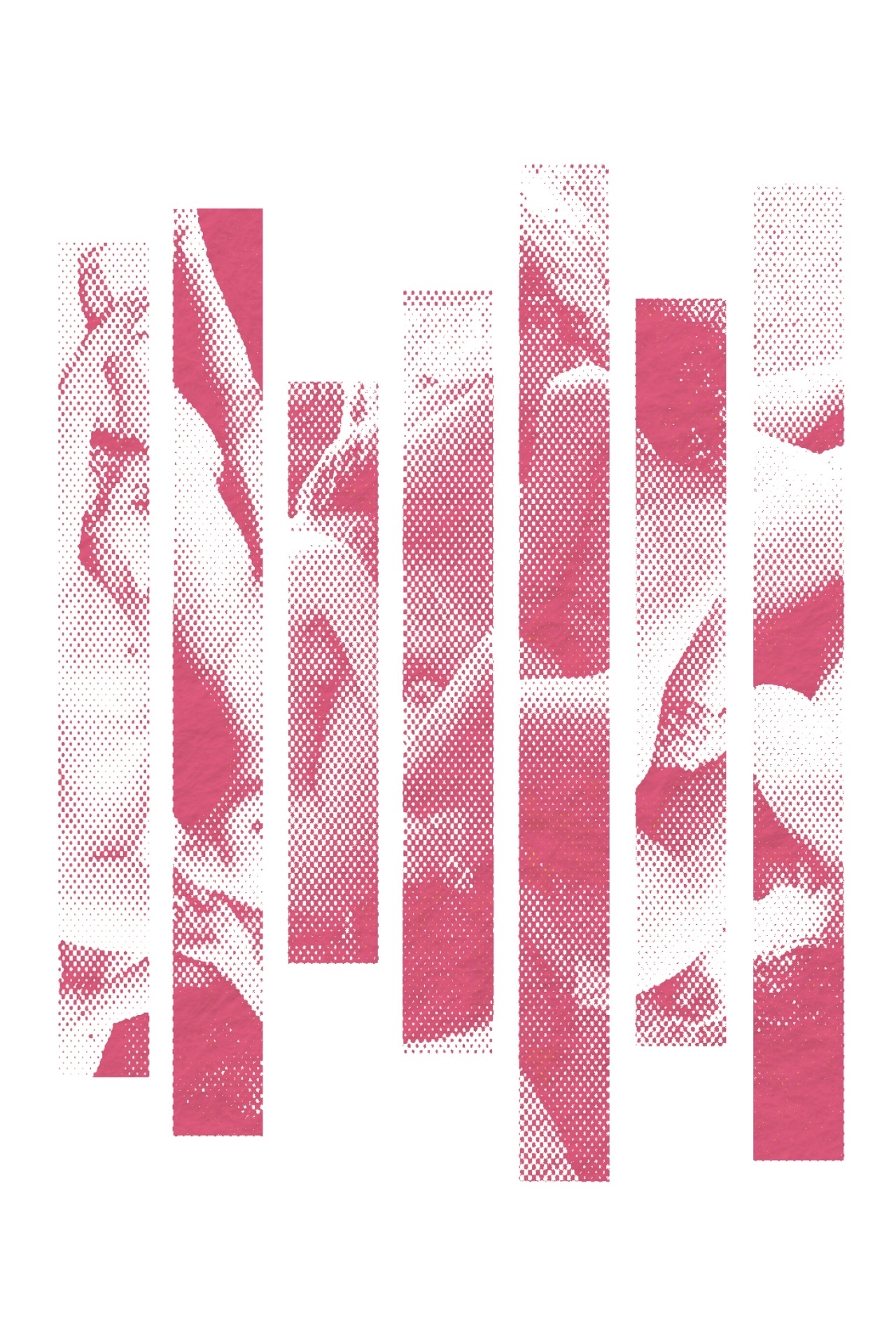 Seven nights (seven girls), Risograph Print on Somerset Paper, image courtesy of the artist.