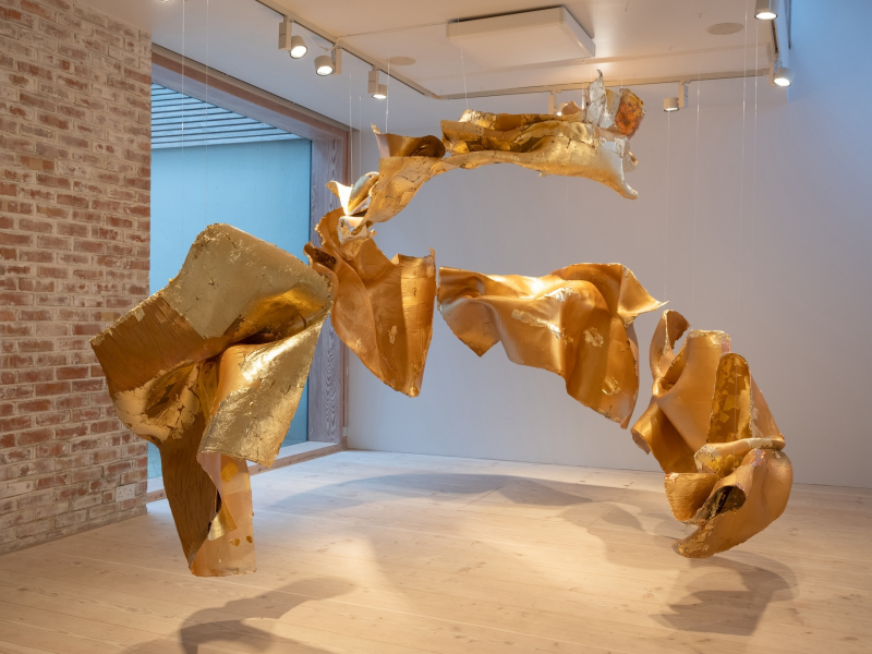 ‘de montañas submarinas el fuego hace islas’, at Delfina Foundation, London, 2024